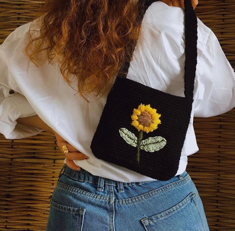 Unique Crochet Bag Designs,Knitted Shoulder Bag
