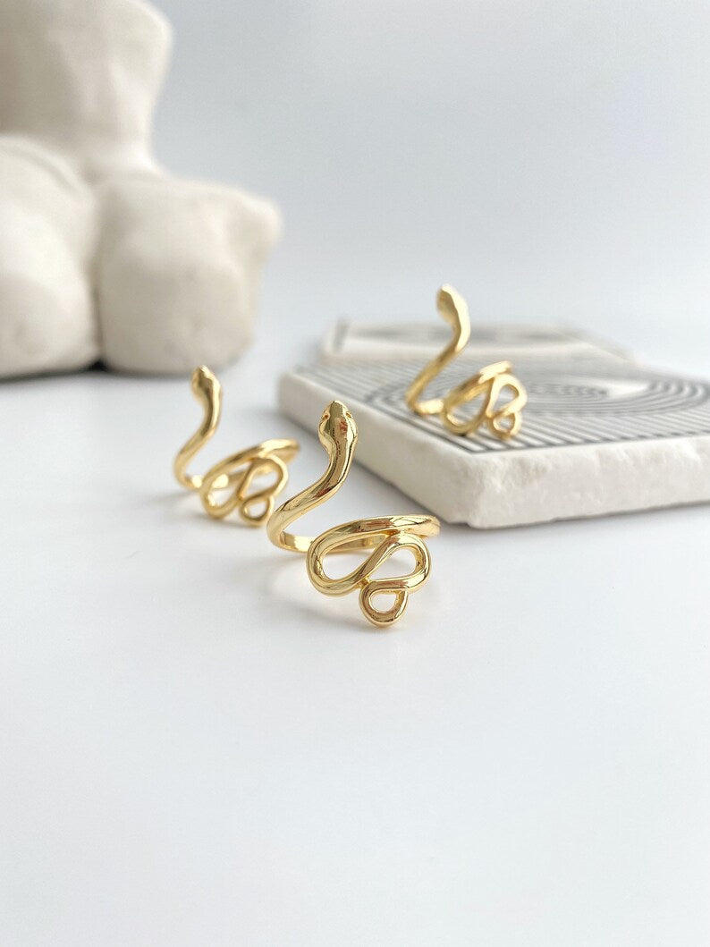 Crawling Snake Ring • Ancient Egyptian Serpent Ring • Snake Shape