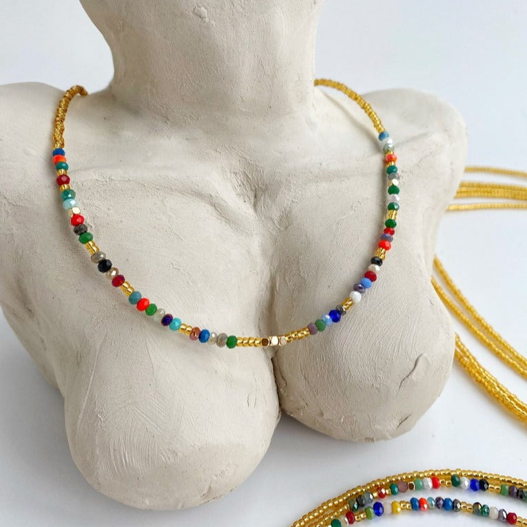 Beaded Necklace How To Make A Necklace Chain Out Of String