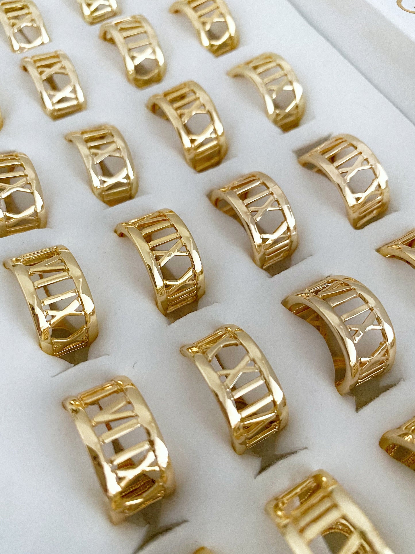 Roman Numerals Historical Gold Ring • Vintage Unisex Antique Time