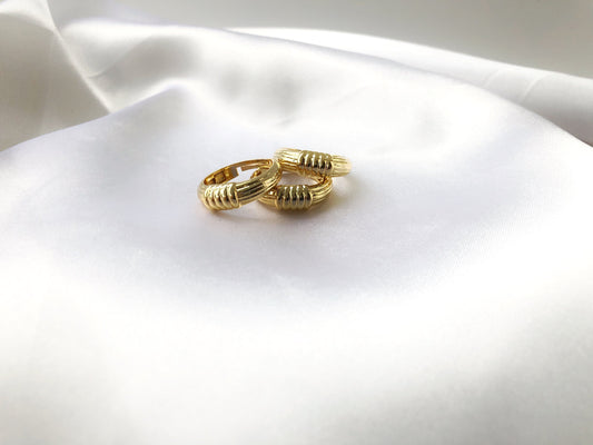 Croissant Dome Bubble Ring • Adjustable Chunky Twist Rope Ring