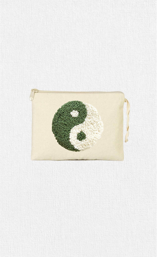 Ecofriendly Punch Needle Embroidered Cotton Canvas Bag