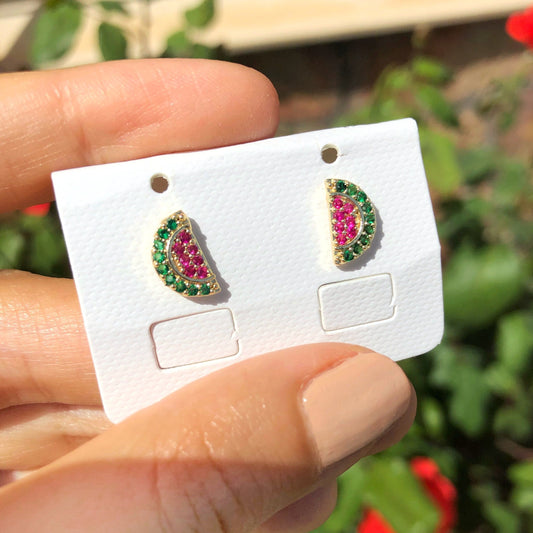 Colorful Summer Ear Ring • Cherry Ice cream Watermelon Ear Ring