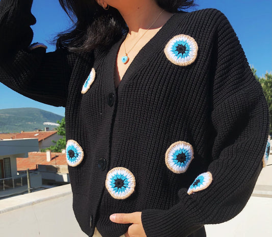 Unique Evil Eye Cardigan