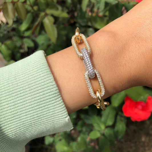 Chunky Cuban Link Chain Bracelet • Thick Chunky Chain Bracelet