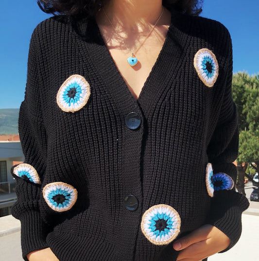 Unique Evil Eye Cardigan
