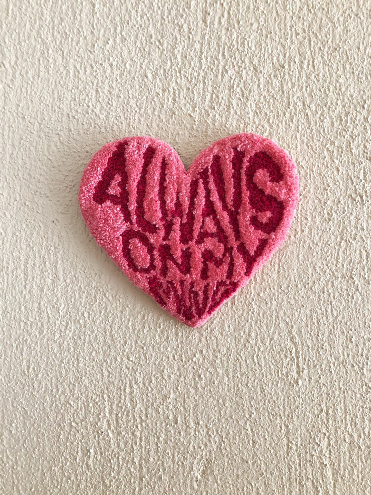 Punch Needle Mug Coasters- Hand Tufted Coasters
Thoughtful Gift Heart Mini Rug