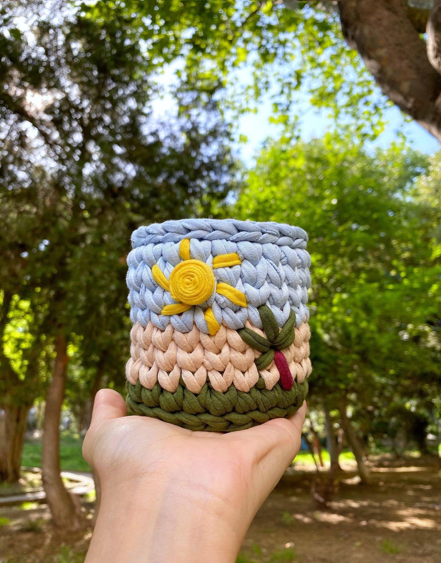 Chunky Crochet Multi-Purpose Basket