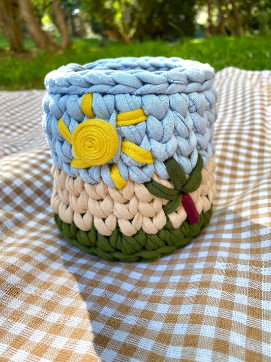 Chunky Crochet Multi-Purpose Basket