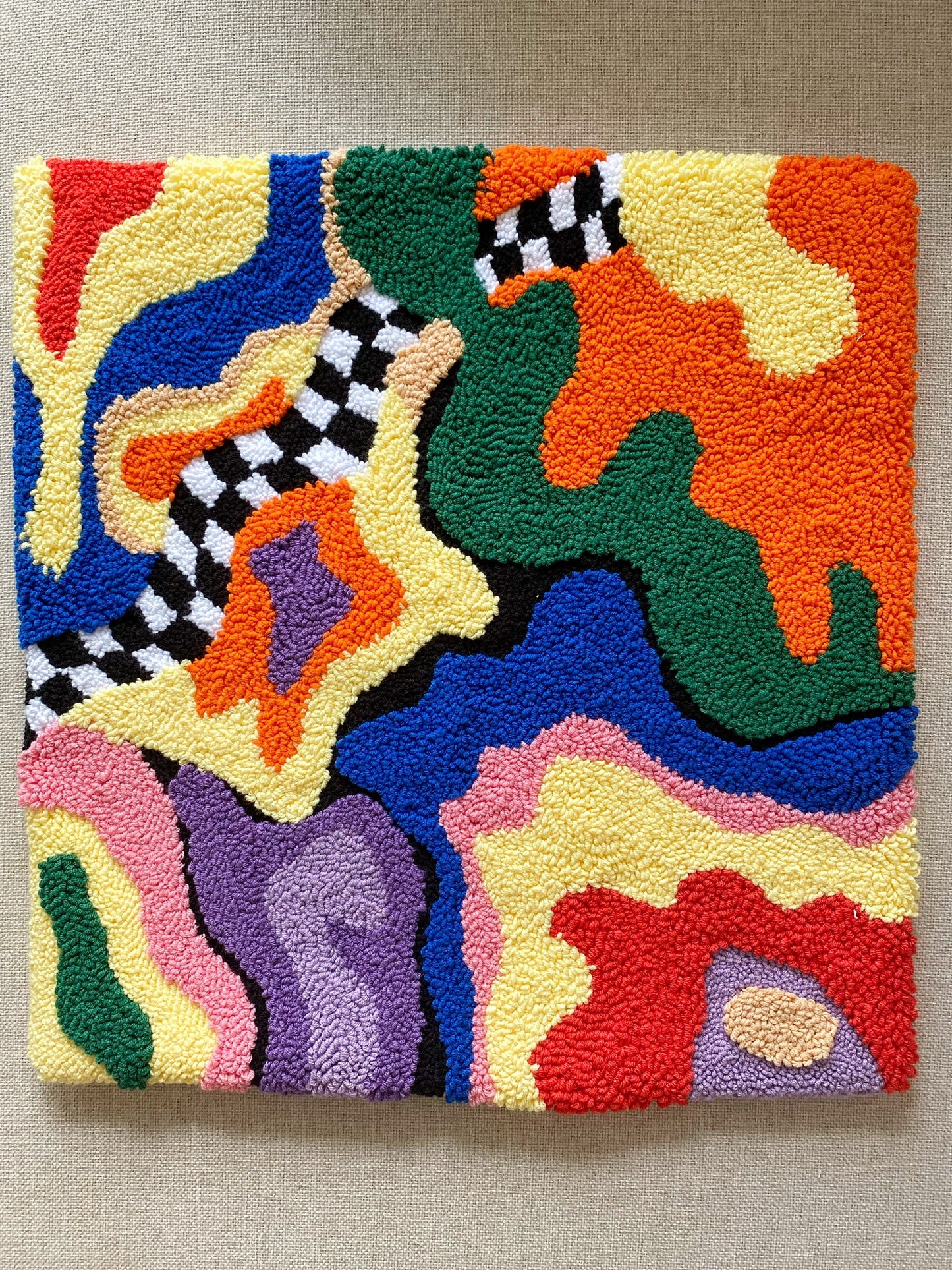 Punch Needle Pillow Case - Tufted Pillow Cover