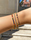 Dainty Rainbow Tennis Bracelet • Line Bracelet • Gold Tennis Layering