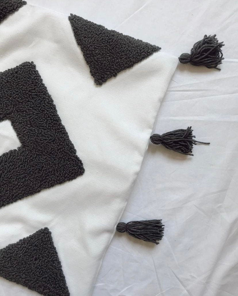 Punch Needle Pillow Case - Tufted Pillow Cover