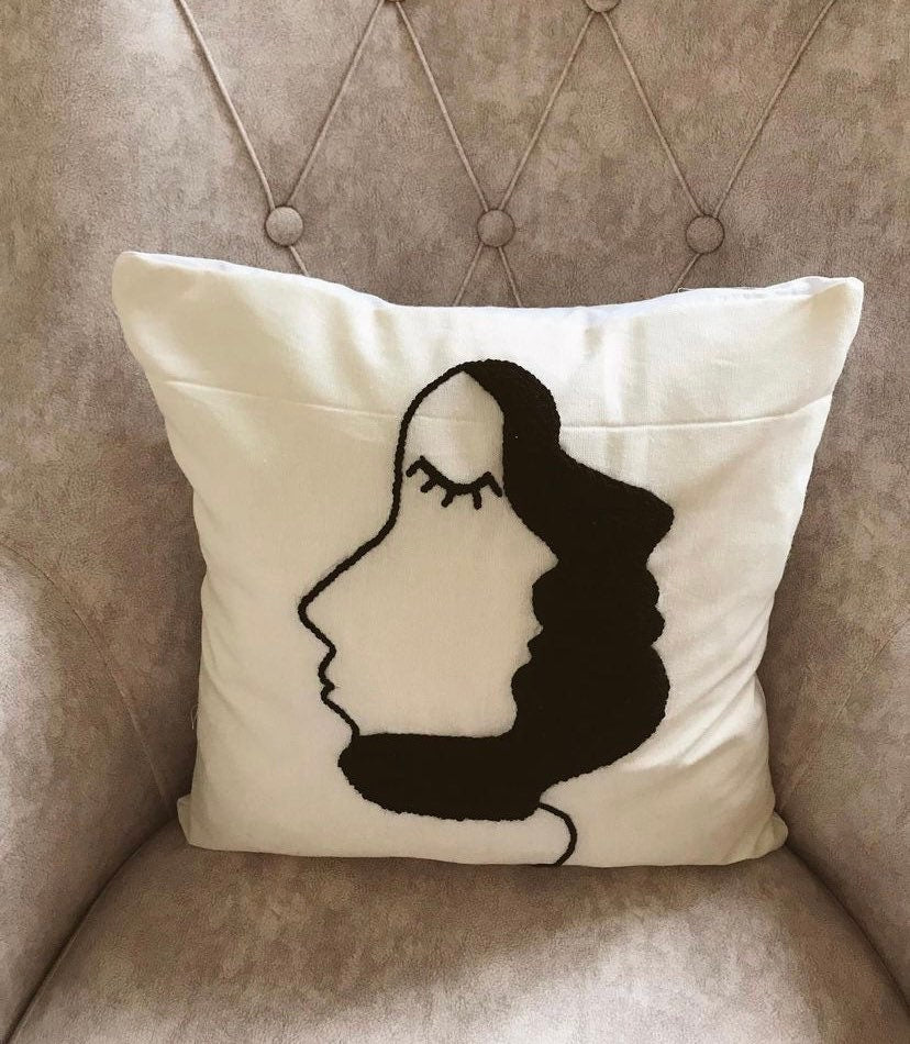 Punch Needle Pillow Case - Tufted Pillow Cover