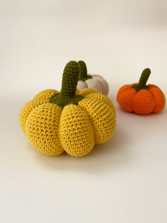 Crochet Halloween Pumpkin Ornaments