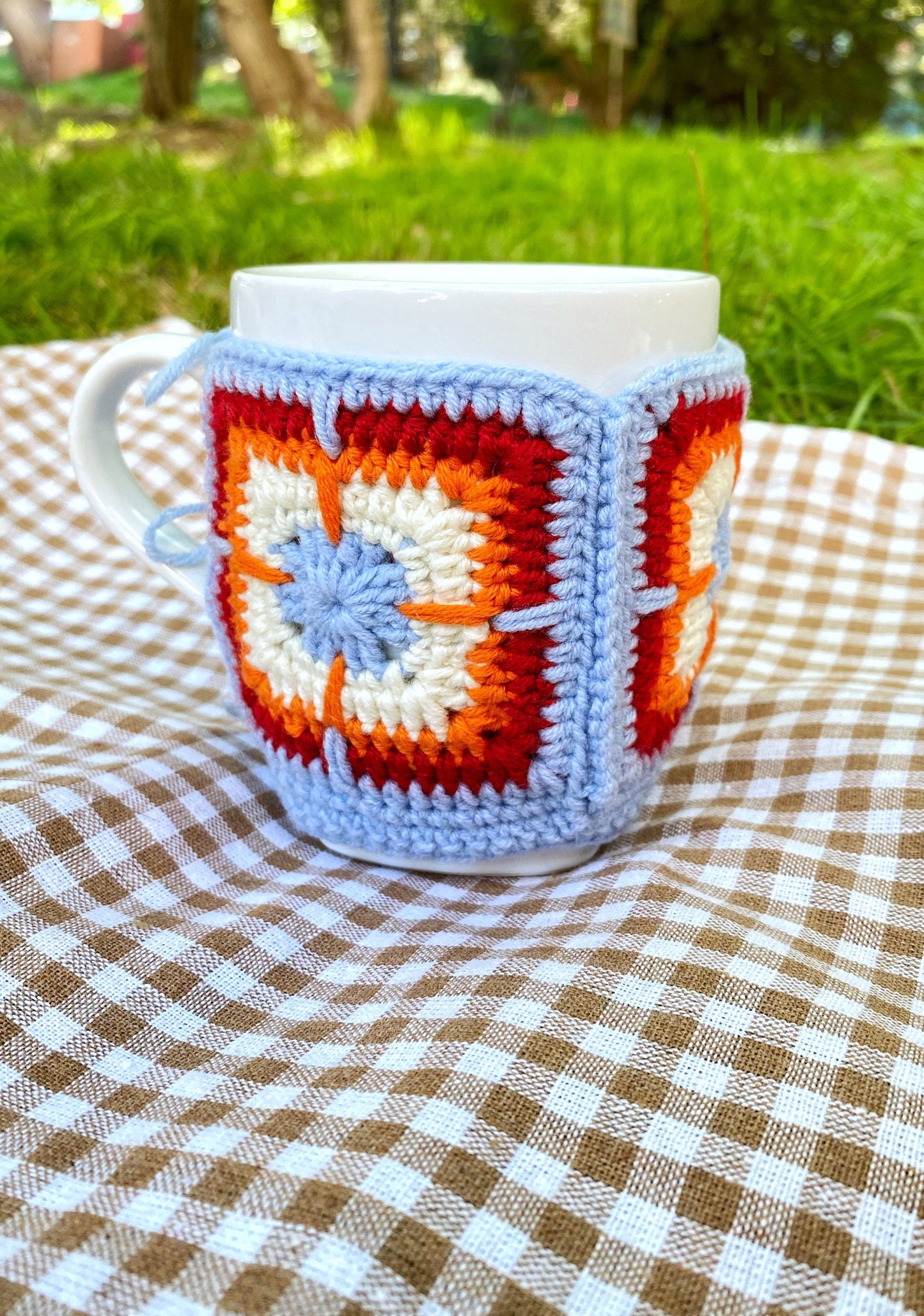 Granny Square Crochet Pillow Cover- Handmade Pillow Case