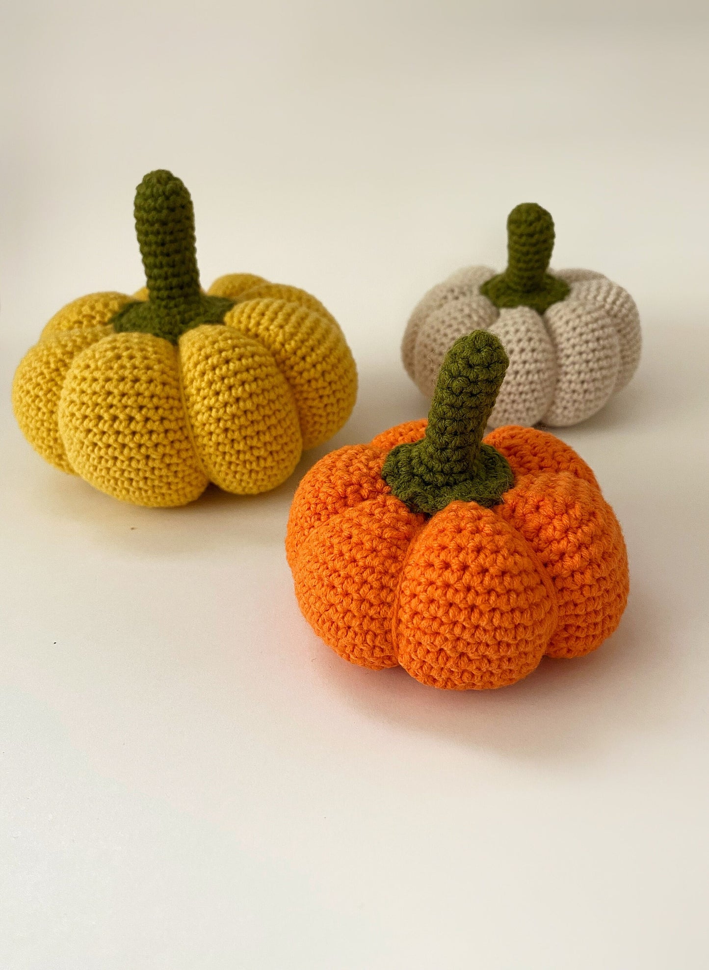 Crochet Halloween Pumpkin Ornaments