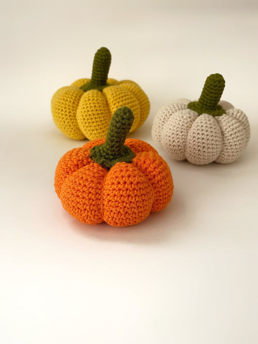 Crochet Halloween Pumpkin Ornaments