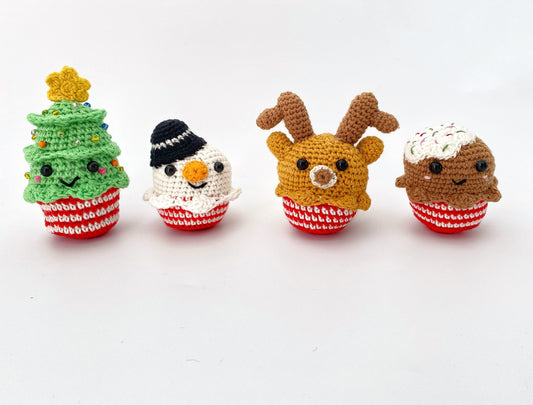 Cute Christmas Amigurumi Ornaments