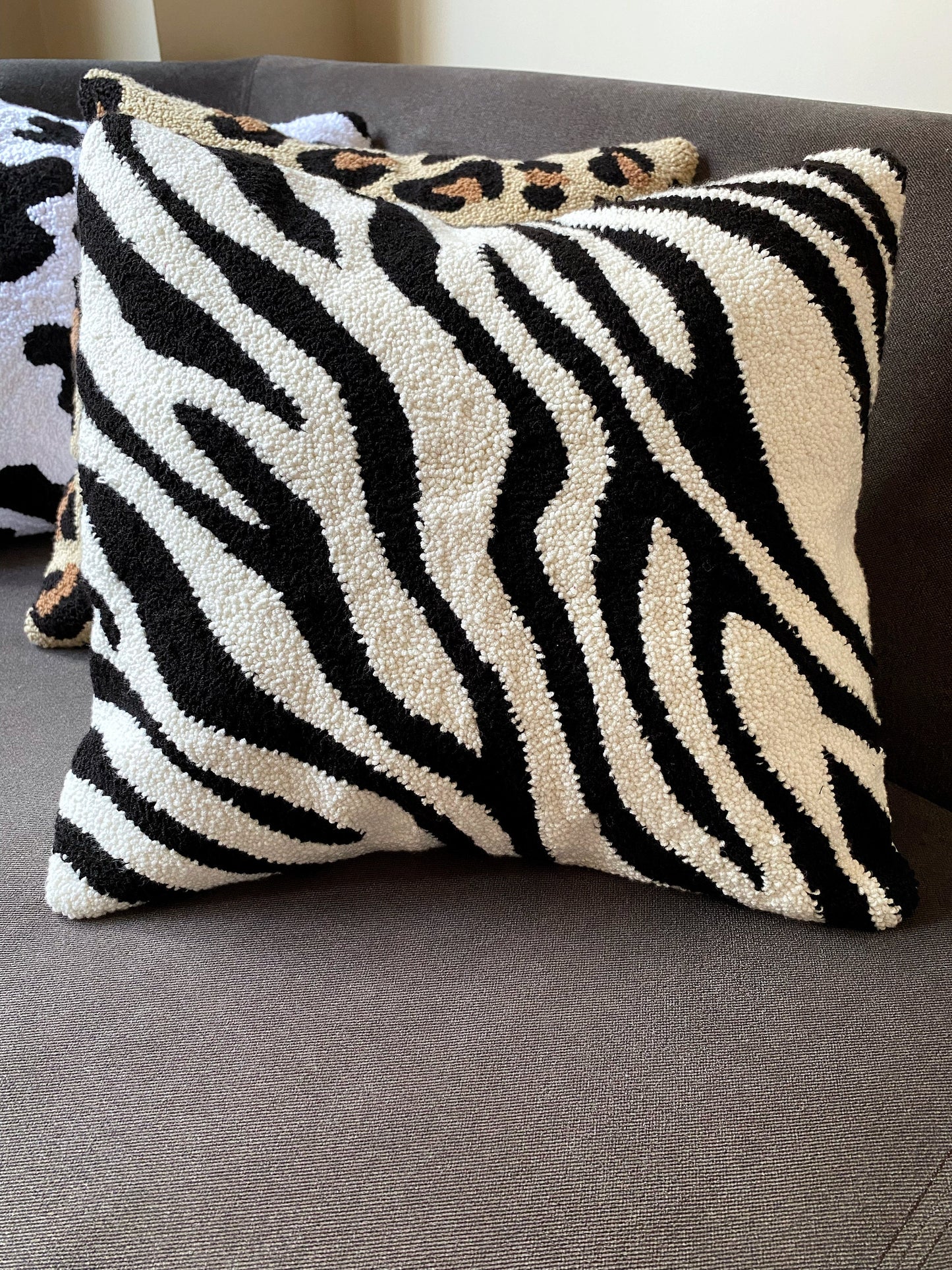 Punch Needle Pillow Case - Tufted Pillow Cover