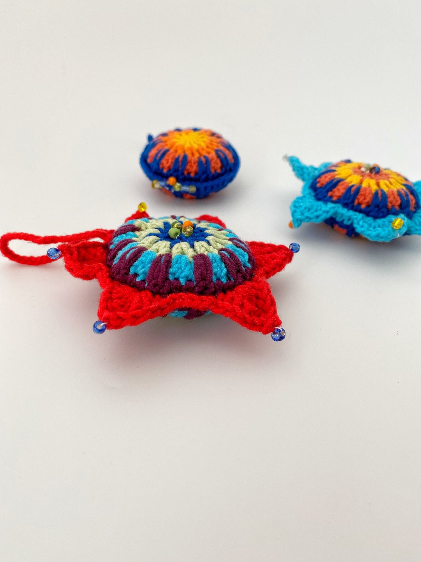 Crochet Christmas Tree Ornaments,Merry Xmas Pendants,Christmas Tree Accents,Christmas Spirit Interior,Xmas Tree Toppings Hanging Jingle Bell