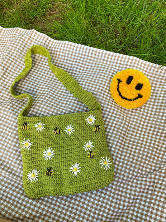 Unique Crochet Bag Designs,Knitted Shoulder Bag