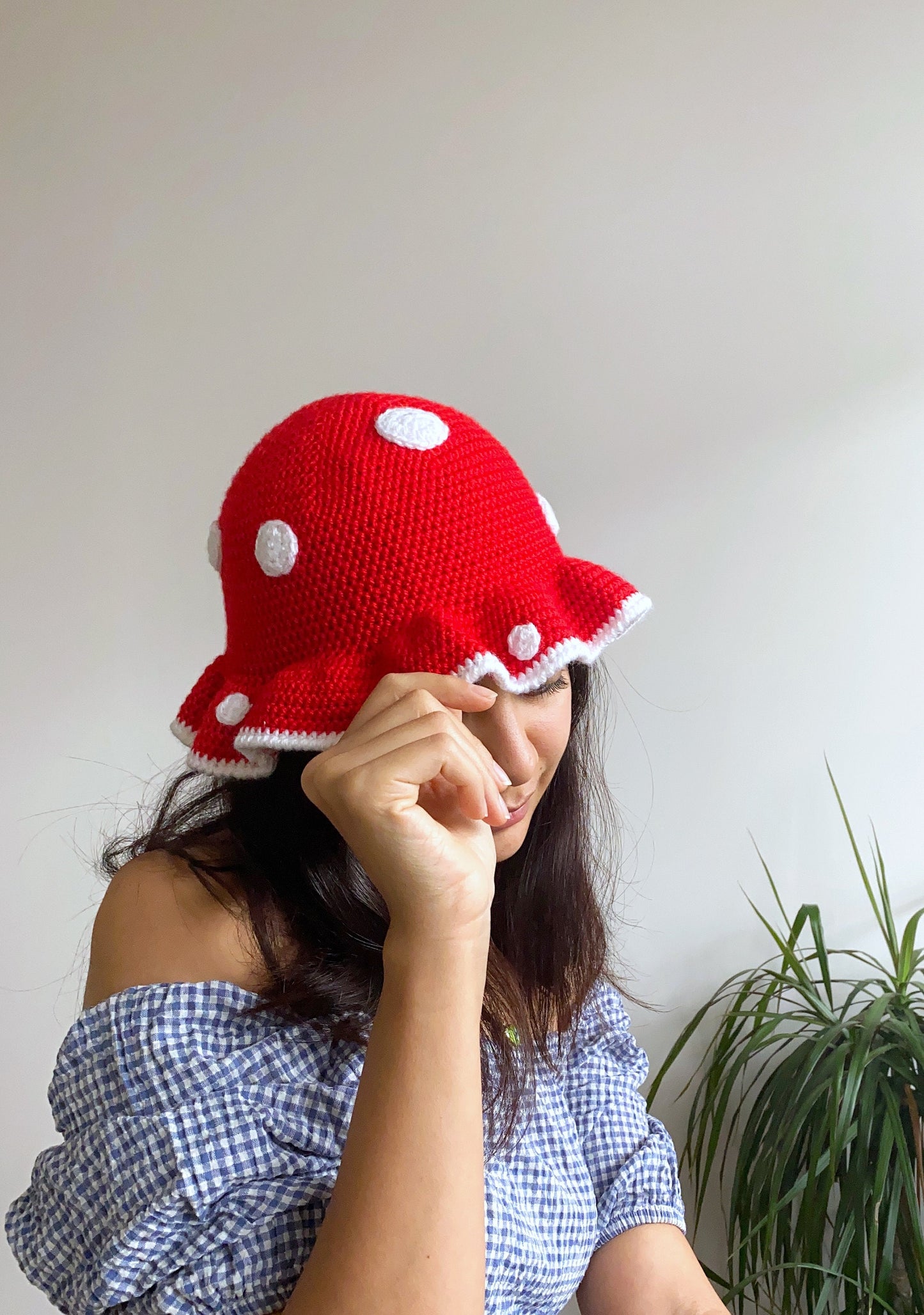 Crochet Mushroom Bucket Hat