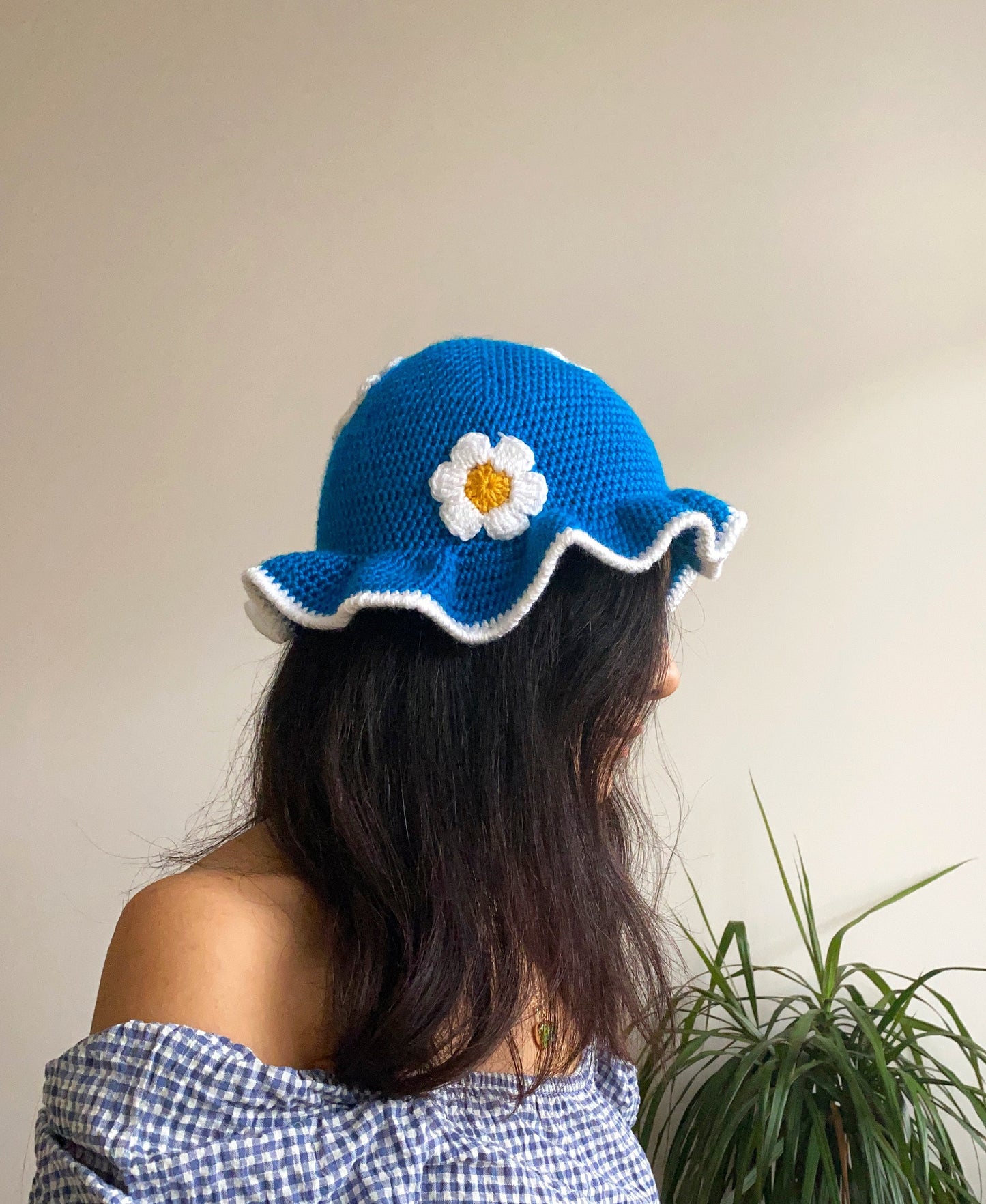 Crochet Daisy Bucket Hat