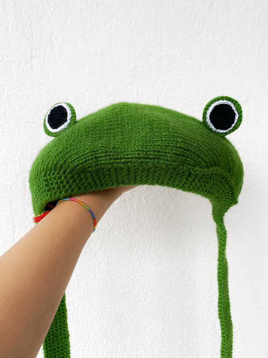 Crochet Frog Hat