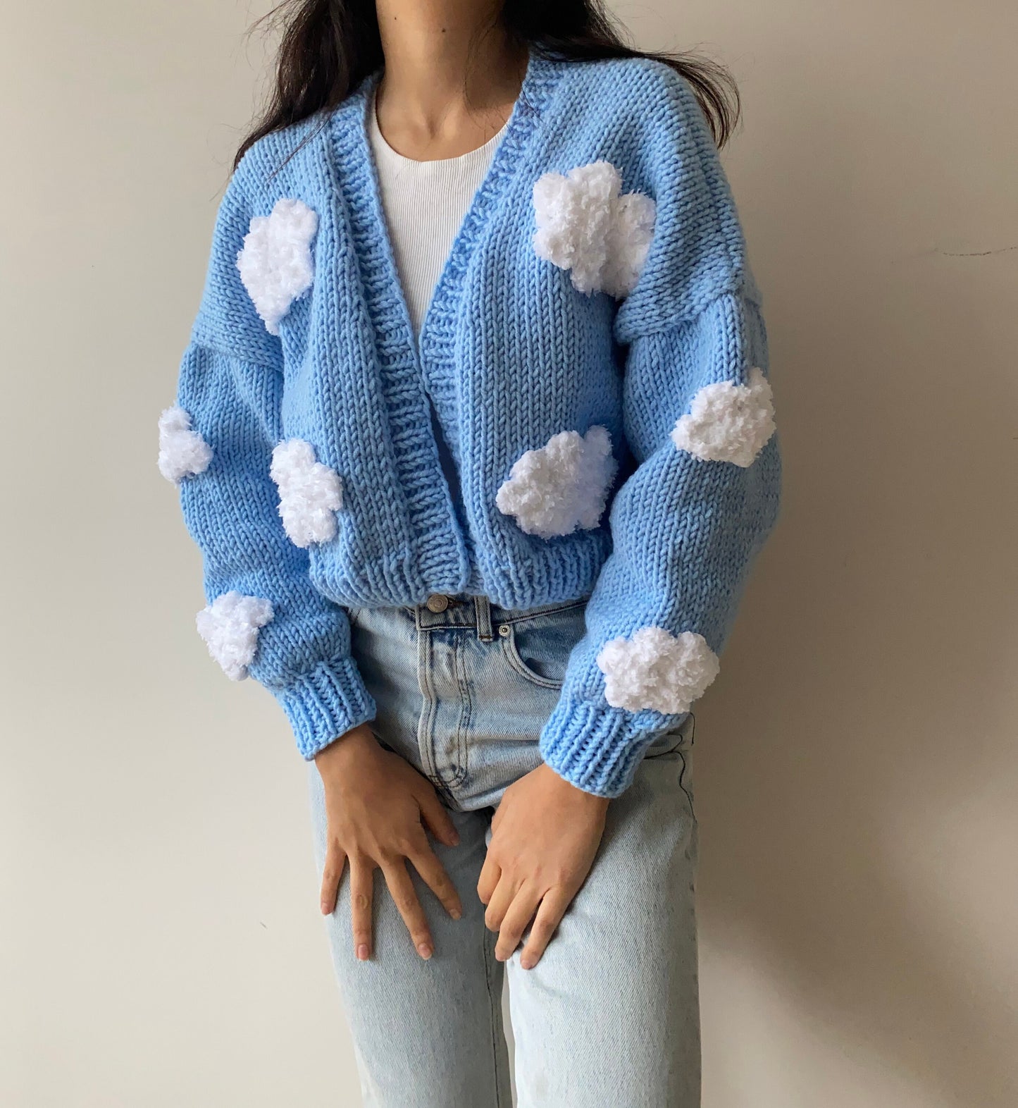 Handknit Chunky Cloud Cardigan