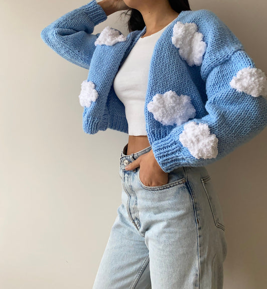 Handknit Chunky Cloud Cardigan