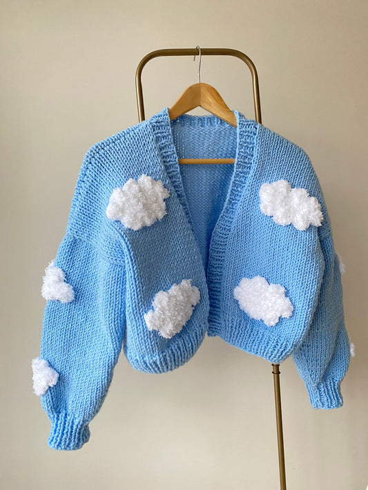 Handknit Chunky Cloud Cardigan
