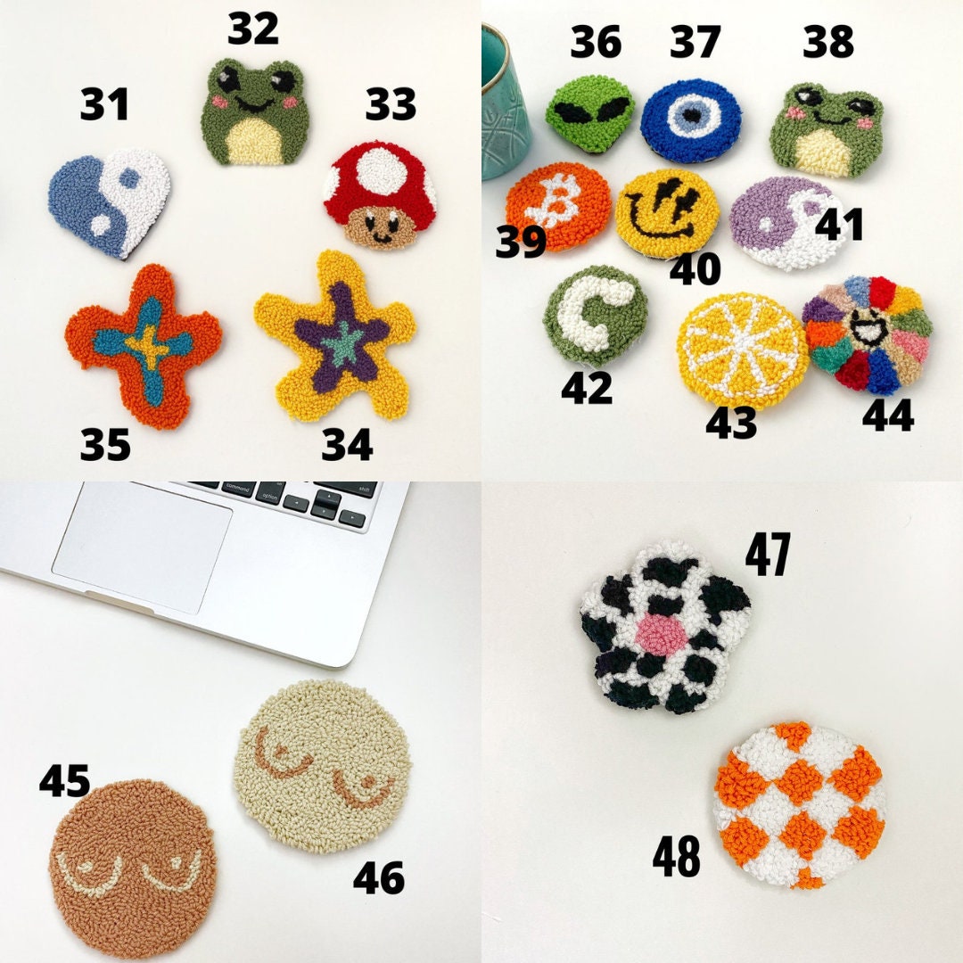 Personalized Punch Needle Refrigerator Magnets