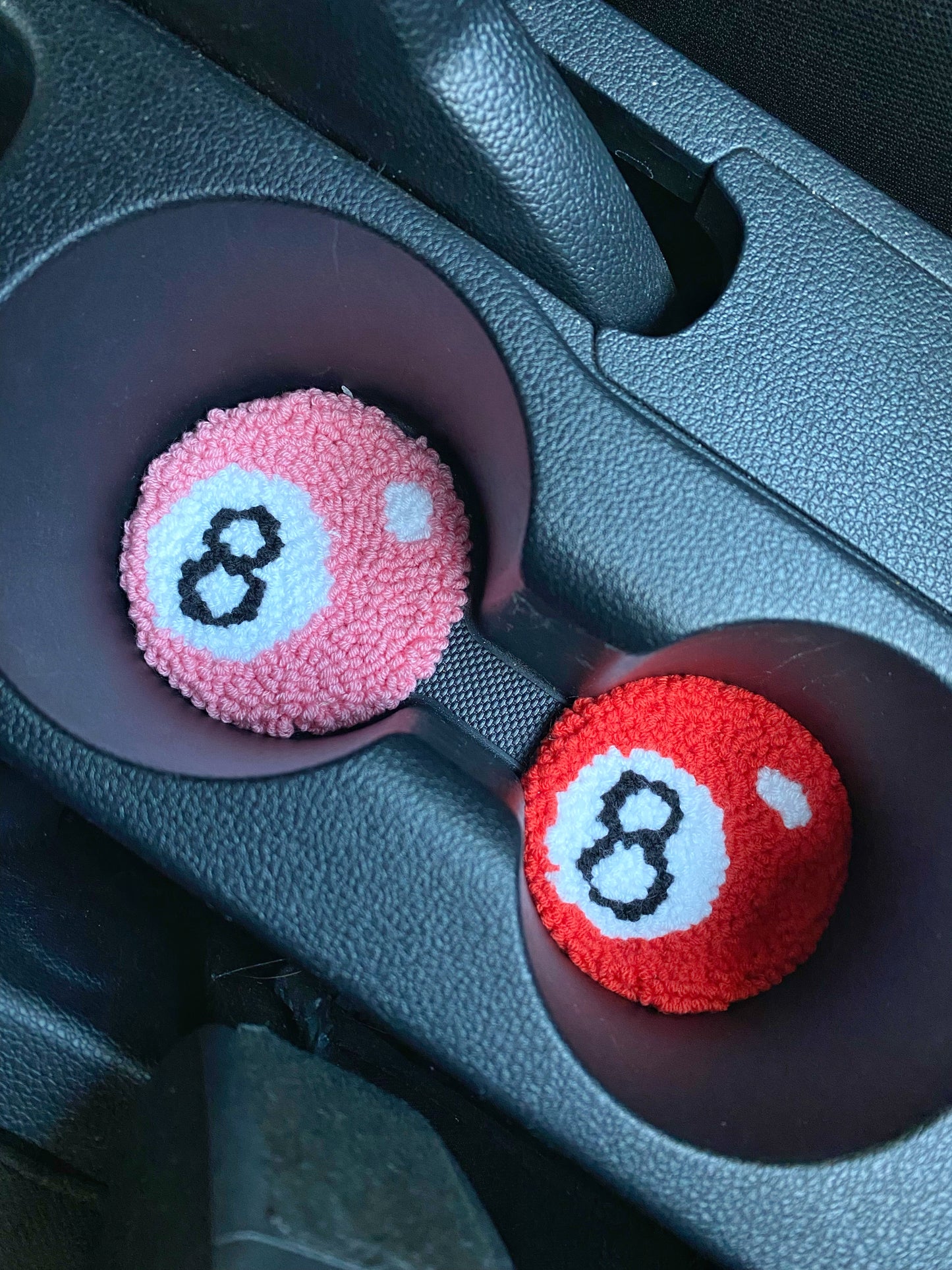 Magic 8 Ball Punch Needle Car Coasters – Passion Jewelz Studio