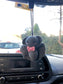 Handmade Crochet Bat Car Mirror Luck Charm,Amigurumi Halloween Car Accessory,New Car Gift,Car Mirror Hanging,Car Interior,Rear-View Mirror Pendant