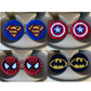 Spiderman Batman Superman Deadpool Punch Needle Car Coasters