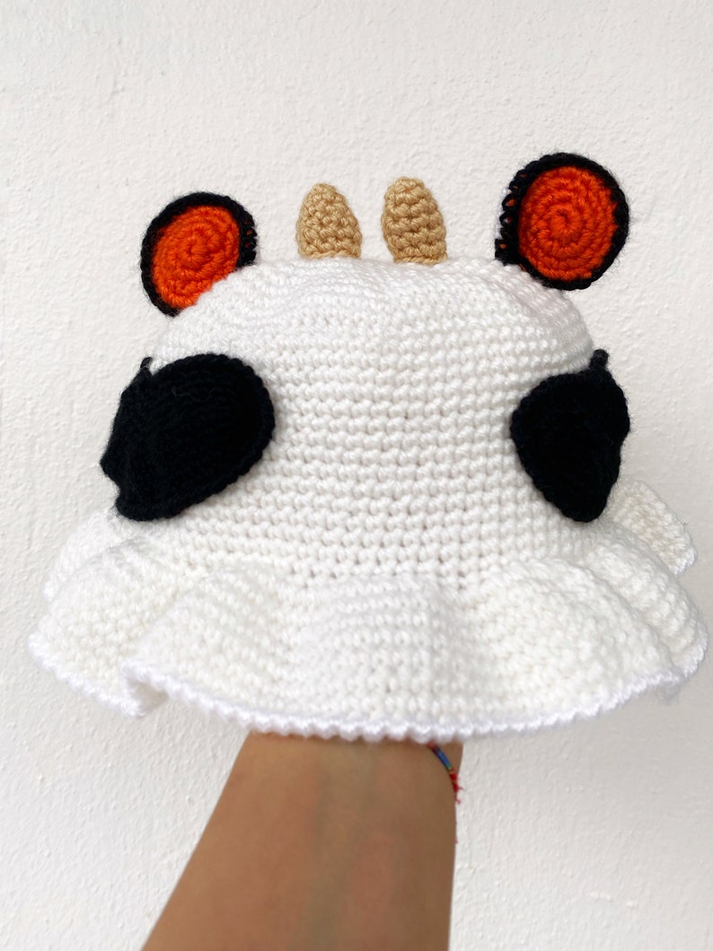 Crochet Cow Bucket Hat