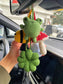 Handmade Crochet Cactus Car Mirror Charm