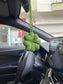 Clover Car Mirror Hanging Amigurumi  - New Car Gift Crochet- Car Interior Accessory - Luck Charm