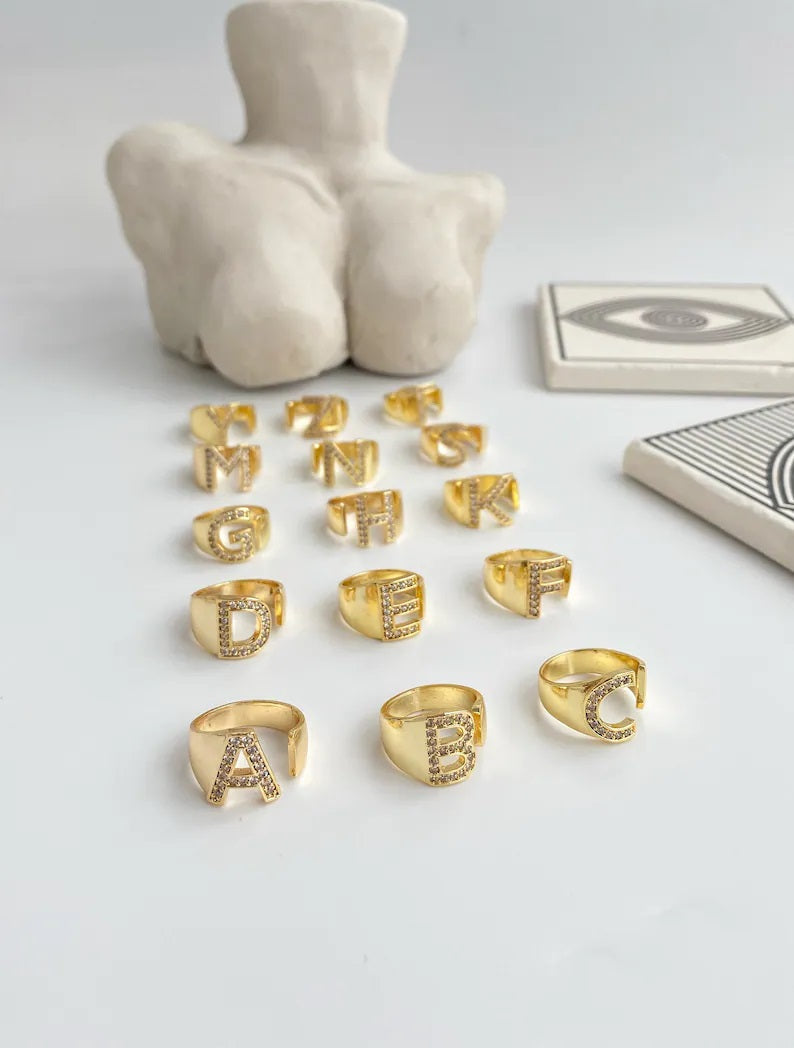 Letter ring G - Alphabet Rings - Mens Rings - N3269 3D model 3D printable |  CGTrader
