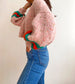 Hand Knit Mohair Wool Cardigan