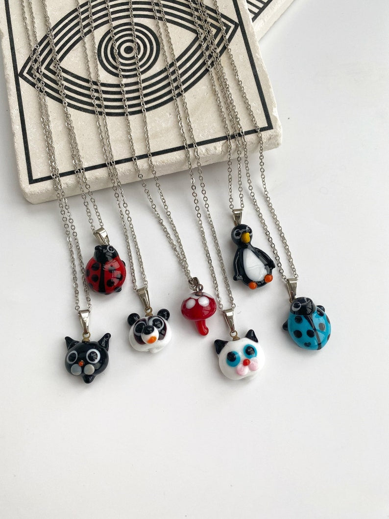 Friendship Necklace Ladybug And Chat Noir Necklace Universal Car