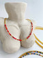 Bohemian Miyuki Beads Necklace • Boho Colorful Seed Bead • String Cord Necklace