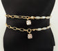 Big Crystal Bracelet • Chain Pearl Beaded Bracelet • Solitaire CZ Bracelet