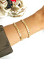 Gold Twisted Rope Cuff Bracelet • Vintage Twisted Bangle Bracelet