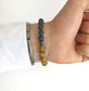 Lava Rock • Natural Stone Bead Bracelet for Men • Men Jewelry