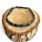 Hematite & Wood Beads Obsidian • Natural Stone Men Bracelet