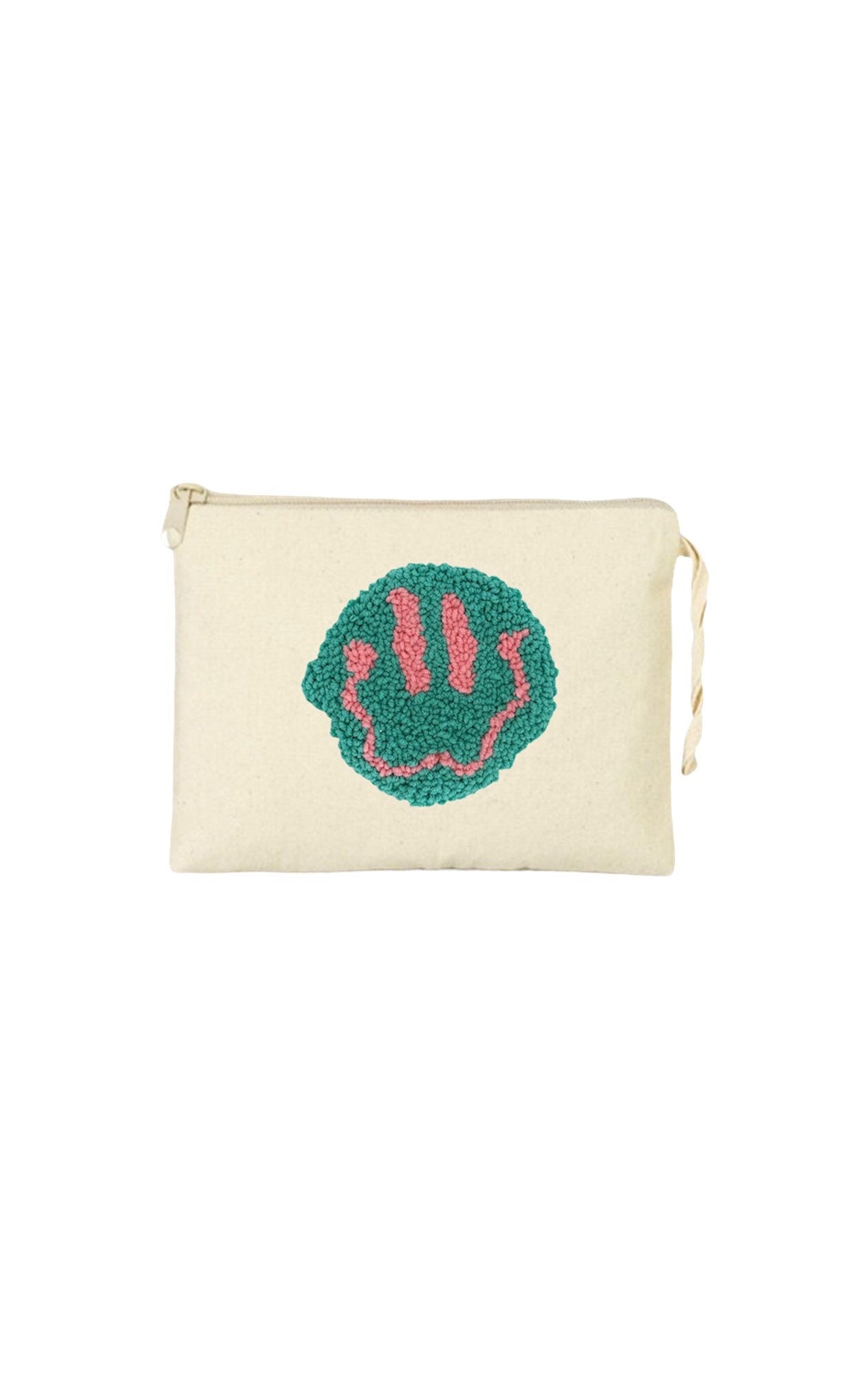 Ecofriendly Punch Needle Embroidered Cotton Canvas Bag