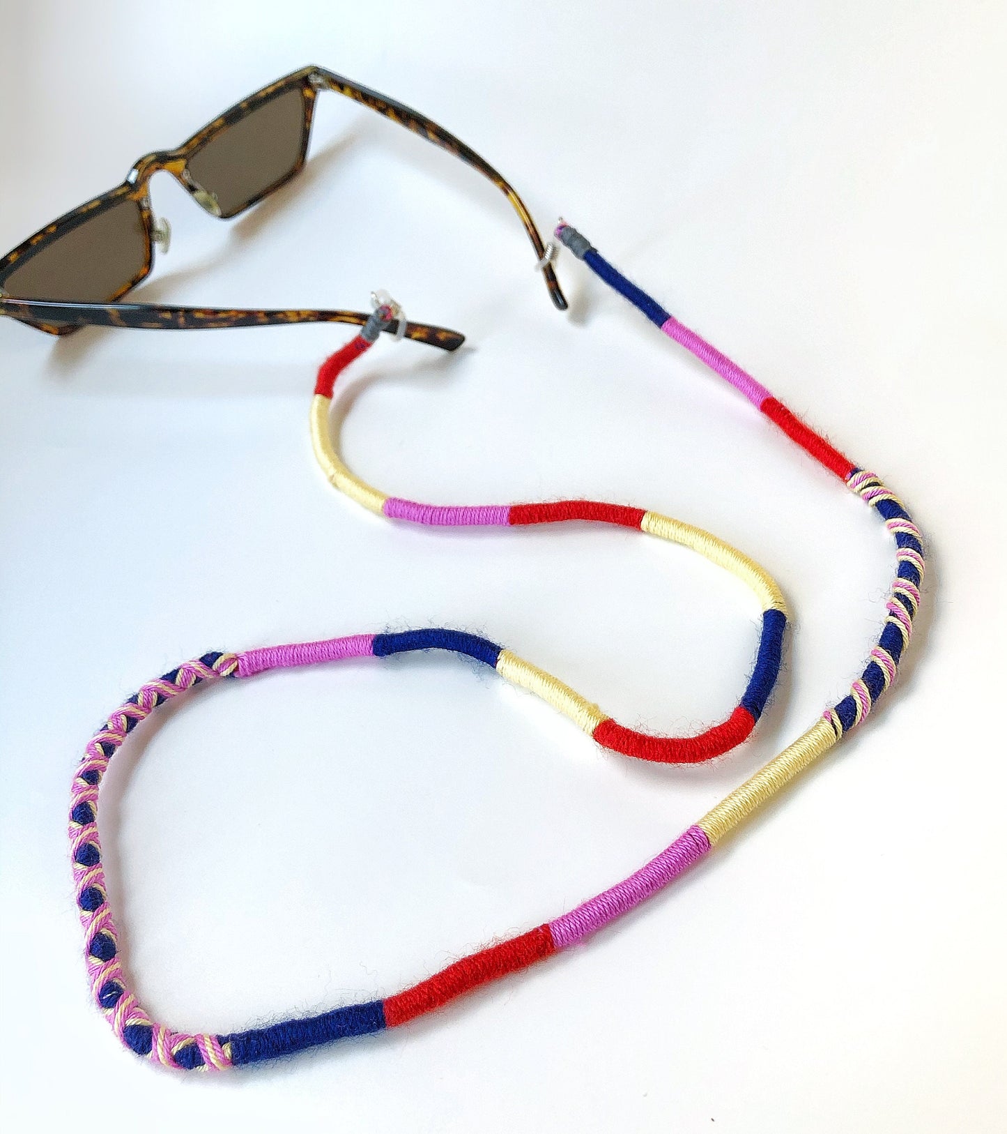 Handmade Ethnic Glasses Chain,Handmade Festival Sunglasses Cord,Rainbow Hippie Mask Chain,Tribal EyeGlass Holder,Gift for her,Woven Lanyards