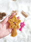 1-100 PCS WHOLESALE Star Macrame Keychain,BULK Welcome Baby Favors,Baptism Babyshower Baby Gender Reveal Birthday Giveaway Guest Boho Gifts