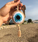 Crochet Evil Eye Keychain